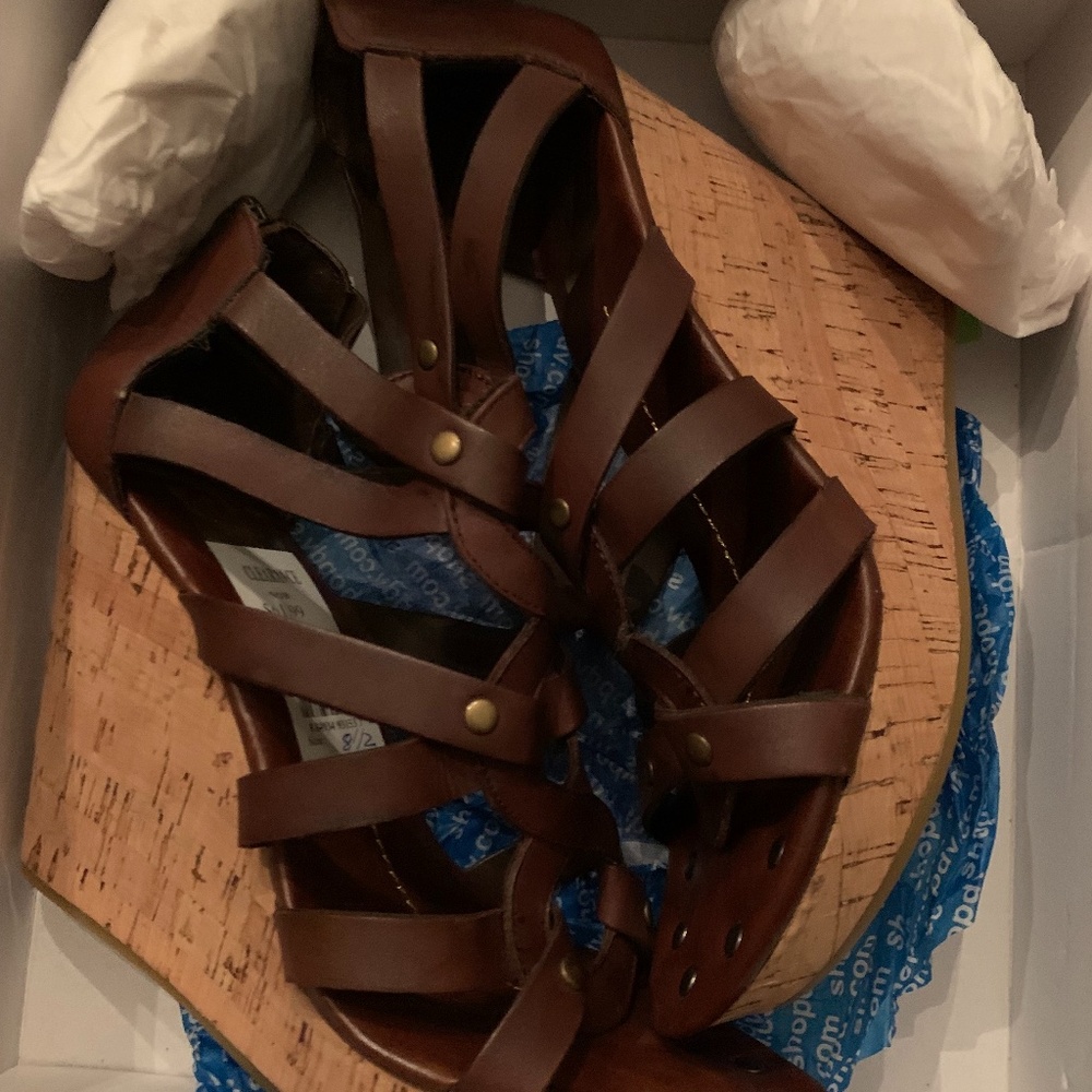 Brown Wedge Shoes
